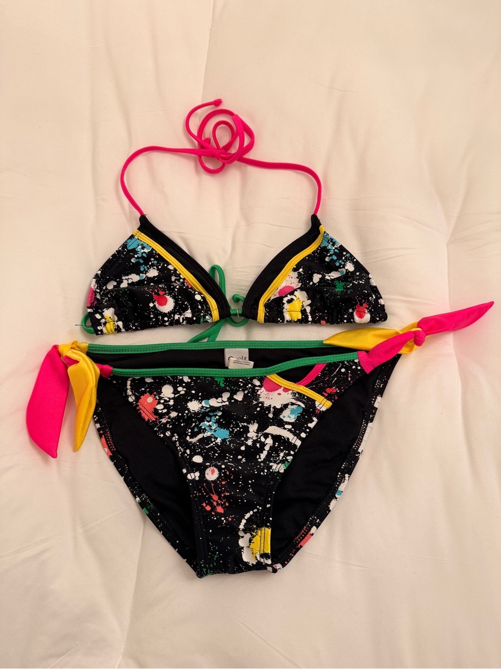 Split Swim Bikini Set NWOT